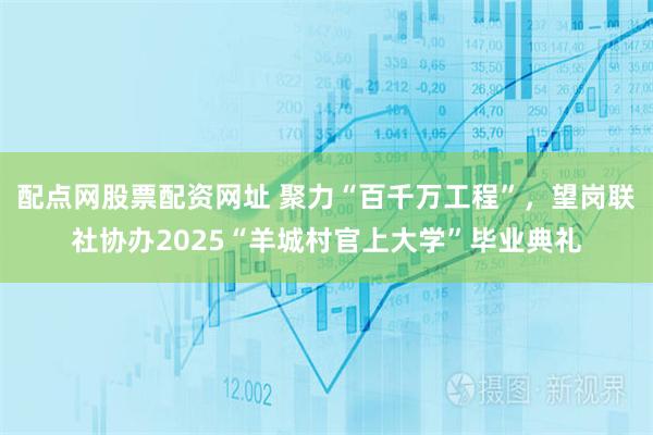 配点网股票配资网址 聚力“百千万工程”,望岗联社协办2025“羊城村官上大学”毕业典礼